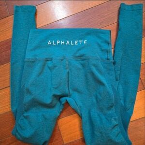 Alphalete Teal Leggings Small